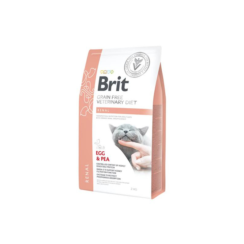 Brit Vet Diet Cat Renal 2 KG