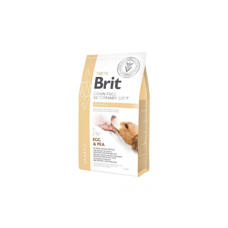 Brit Vet Diet Dog Hepatic 2 KG