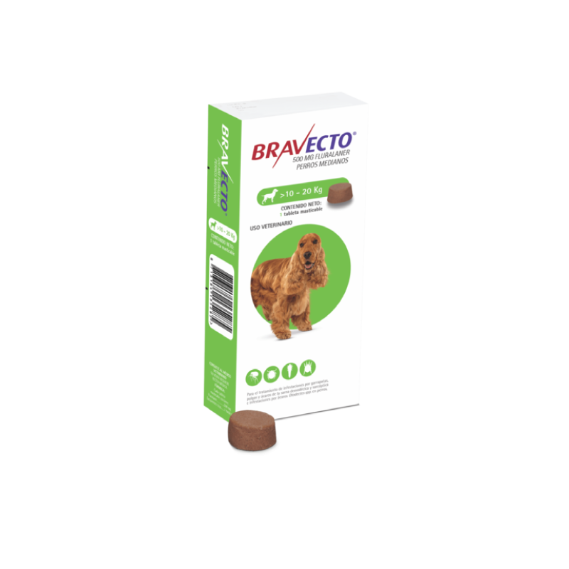 Bravecto 10 a 20 KG