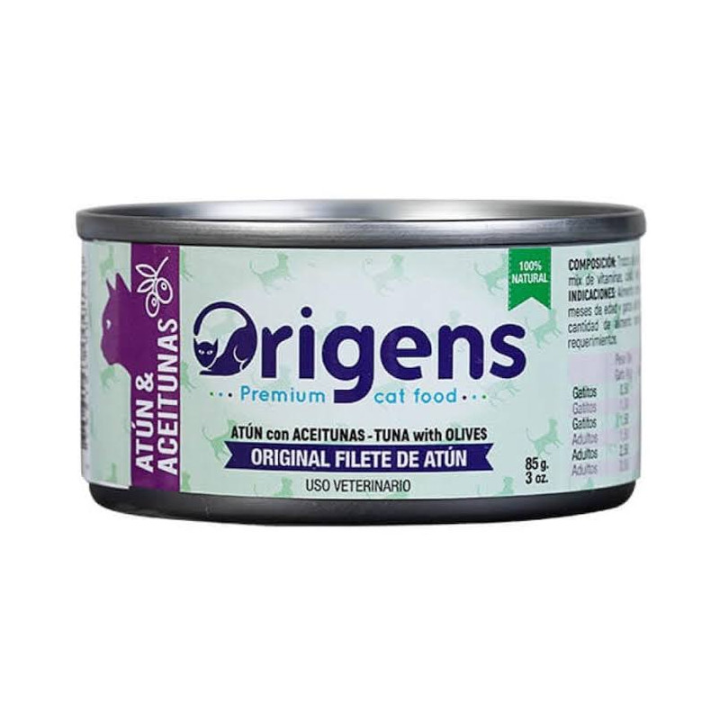ORIGENS Filete de Atún y Aceitunas 85 GR.