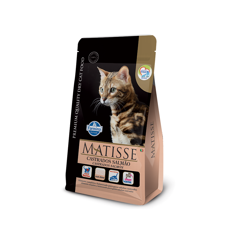 MATISSE Gatos Castrados Sabor Salmón 7.5 KG