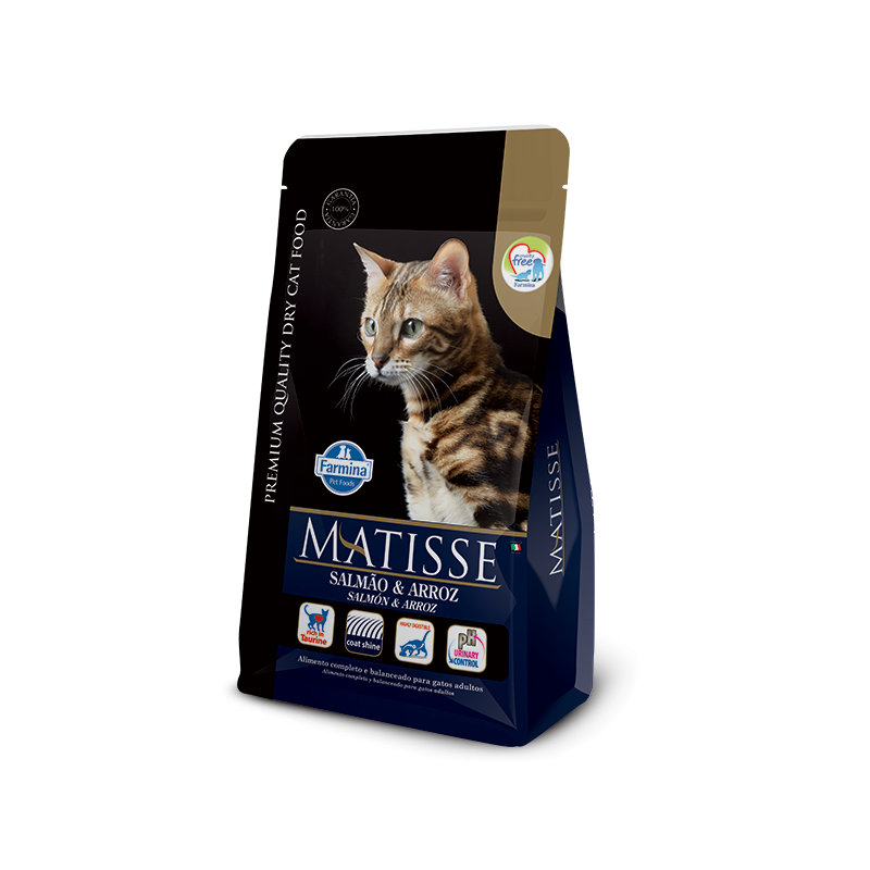 MATISSE Gatos Adultos Sabor Salmón y Arroz 7.5 KG