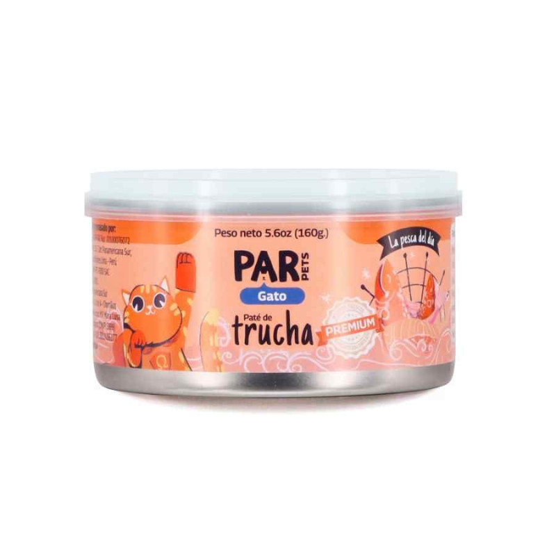 PAR PETS Paté Trucha 160 gr